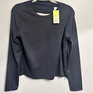 All in Motion Black Long Sleeve Women's Tee